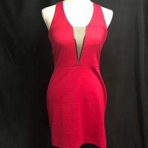 Dark pink dress from planet gold couture